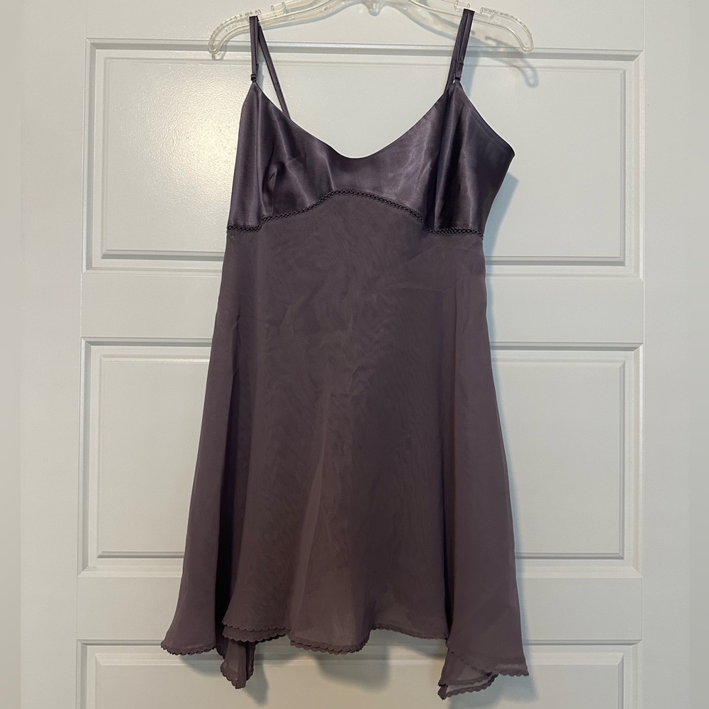 S, NWOT, Purple, VS lingerie (dress and sheer thong)